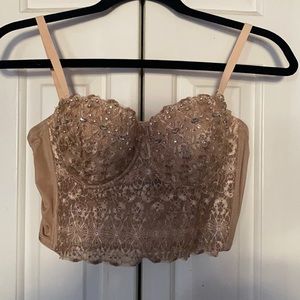 Windsor reigning lace crop top